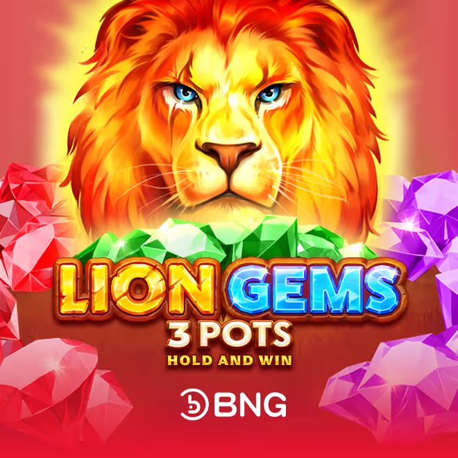 Lion Gems 3 Pots: Hold and Win